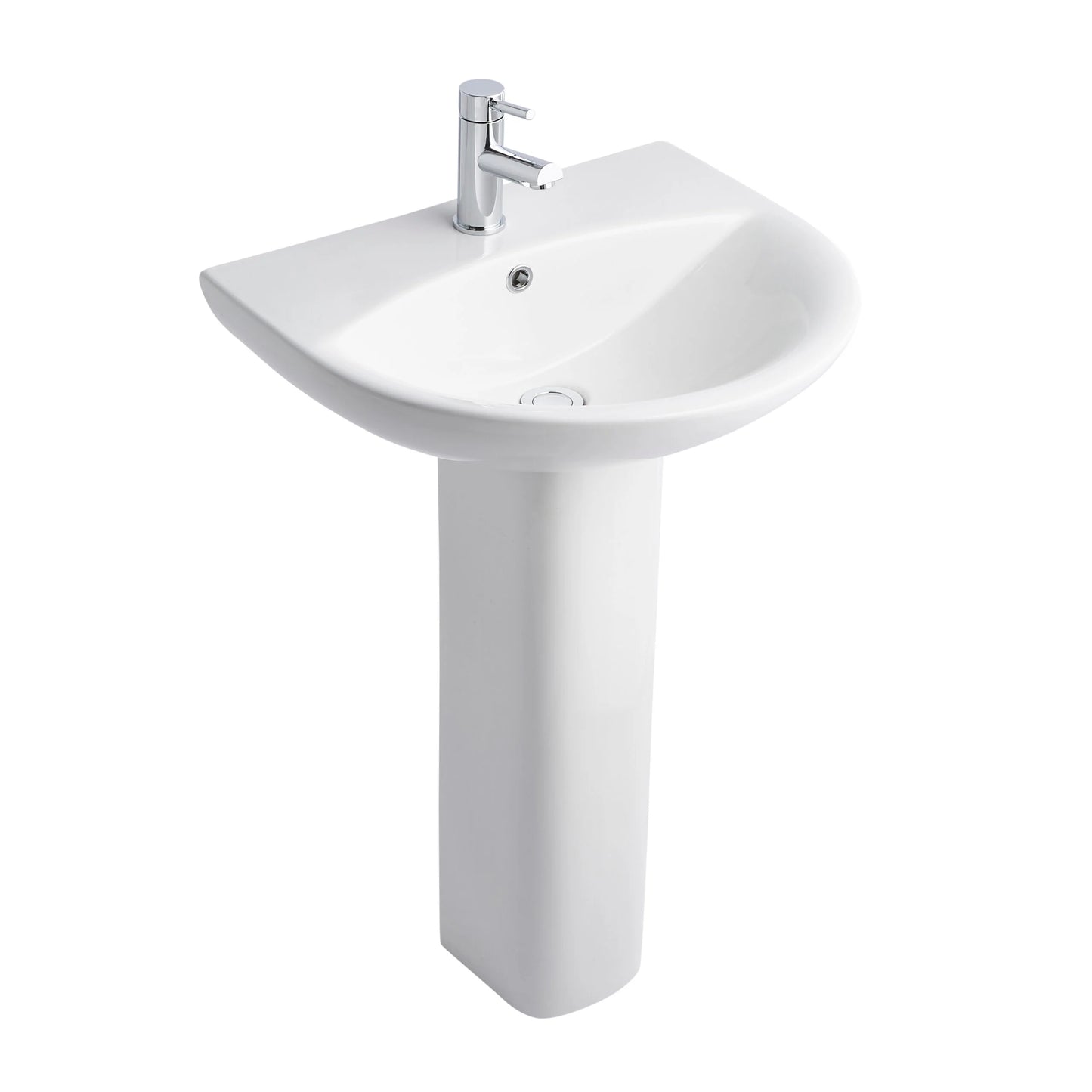 PRIMO ROUND 1TH BASIN & PEDESTAL