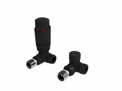K-DESIGN THERMOSTATIC CORNER TRV & LOCKSHIELD PACK