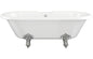 RICHMOND **WHITE** FREESTANDING BATH WITH FEET 2TH DIBFP2020