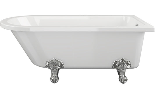 CLEVEDON FREESTANDING CORNER BATH 2TH WITH FEET