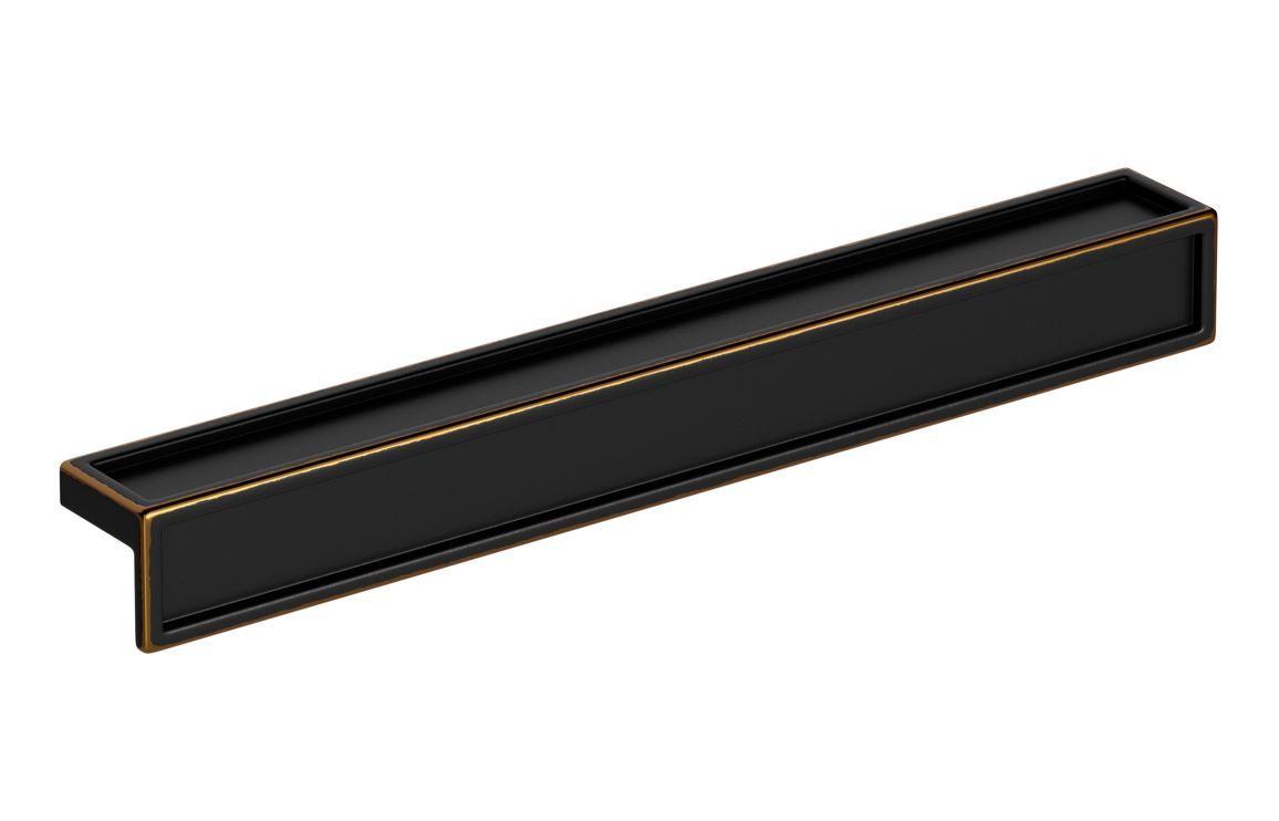 L SHAPE HANDLE 160MM BRUSHED BRONZE DIFH0054