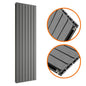 BOSTON DESIGNER GREY VERTICAL RADIATOR