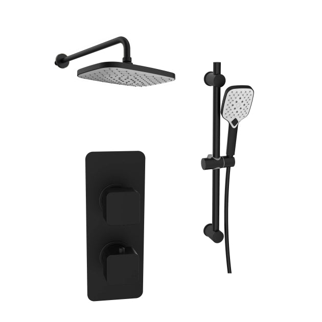 KOLT CONCEALED SHOWER WITH FIXED DRENCHER AND HANDSET