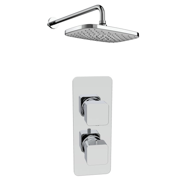 KOLT CONCEALED SHOWER WITH FIXED DRENCHER