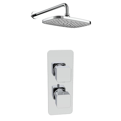 KOLT CONCEALED SHOWER WITH FIXED DRENCHER