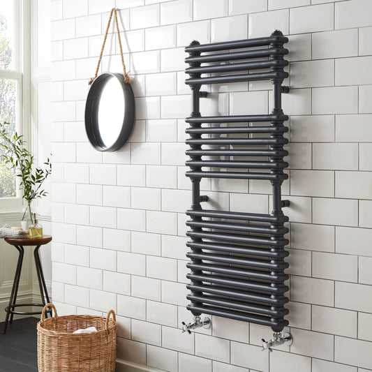 KOLUMN DESIGNER ANTHRACITE TOWEL WARMER