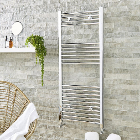 K-RAIL STRAIGHT CHROME TOWEL RAIL