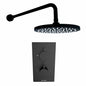 NERO ROUND CONCEALED SHOWER WITH DRENCHER OPTION2