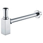 SQUARE CHROME BOTTLE TRAP WAS025
