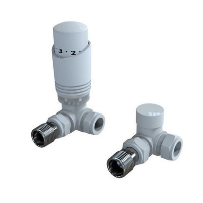 K-DESIGN THERMOSTATIC CORNER TRV & LOCKSHIELD PACK