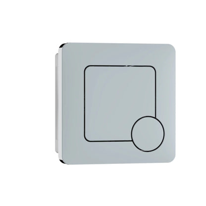 CONCEALED CISTERN AND SQUARE BUTTON