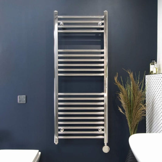 THERMOSTATIC ELECTRIC CHROME TOWEL RAIL