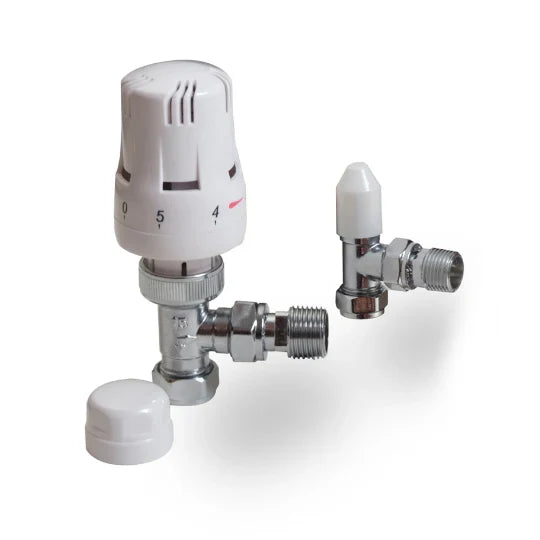 K-THERM THERMOSTATIC TRV AND LOCKSHIELD PACK TPLSTRVSA